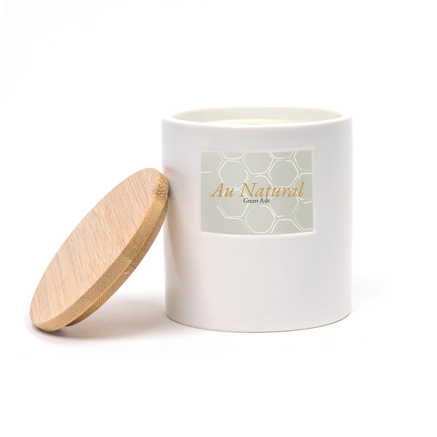 Natural (Unscented) Green Ash Candle 8.5oz