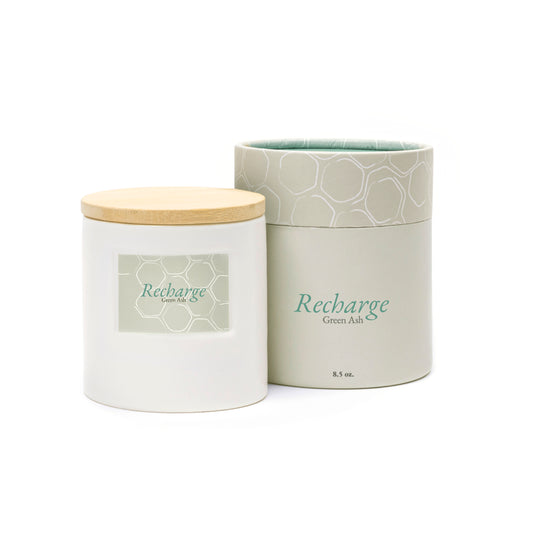RECHARGE Green Ash Candle 8.5oz