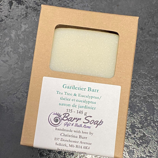 Barr Soap: Gardener Barr Tea Tree Soap