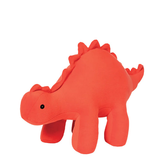 Velveteen Dino Gummy Stegosaurus -Coral