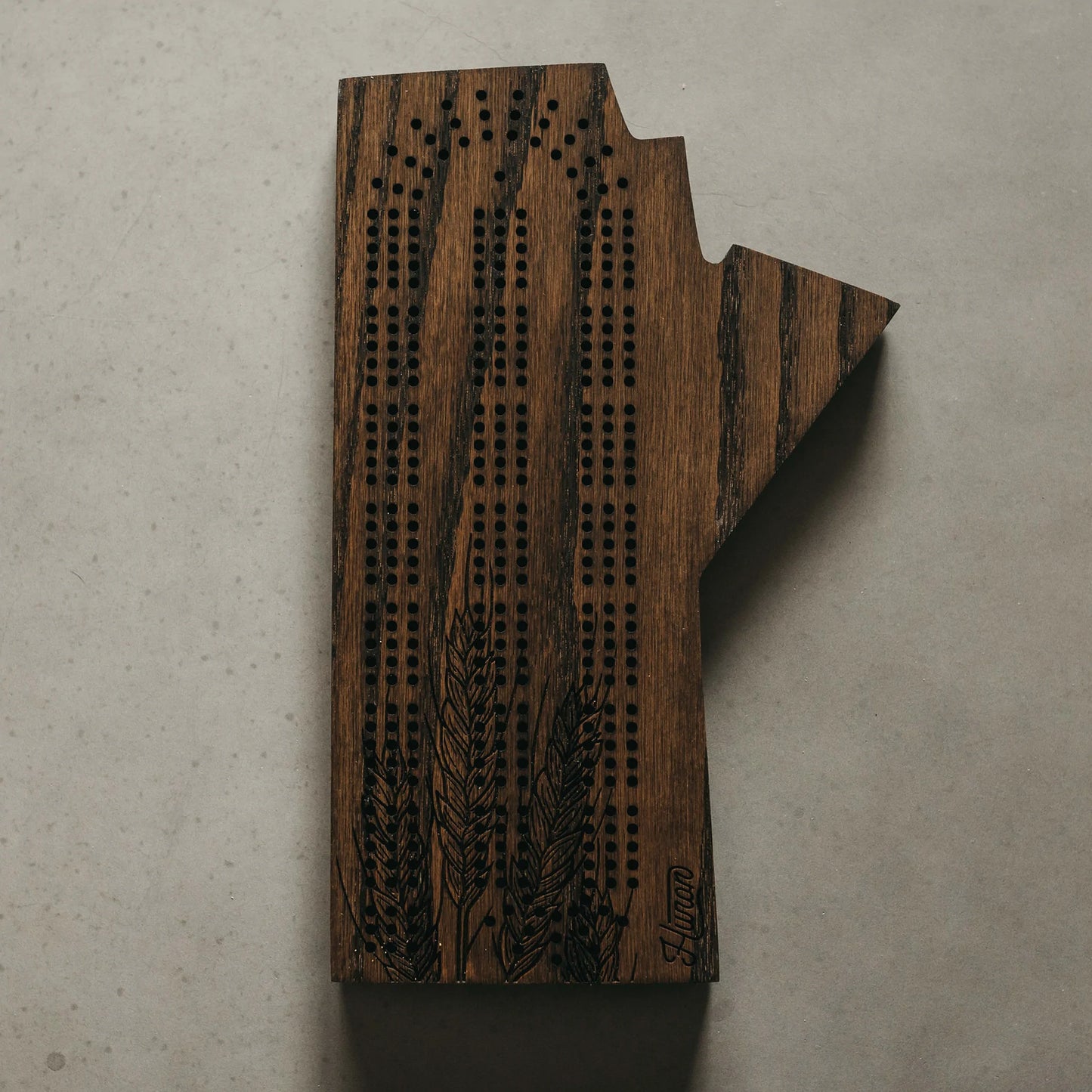 Crib Board DARK Wheat Engrave