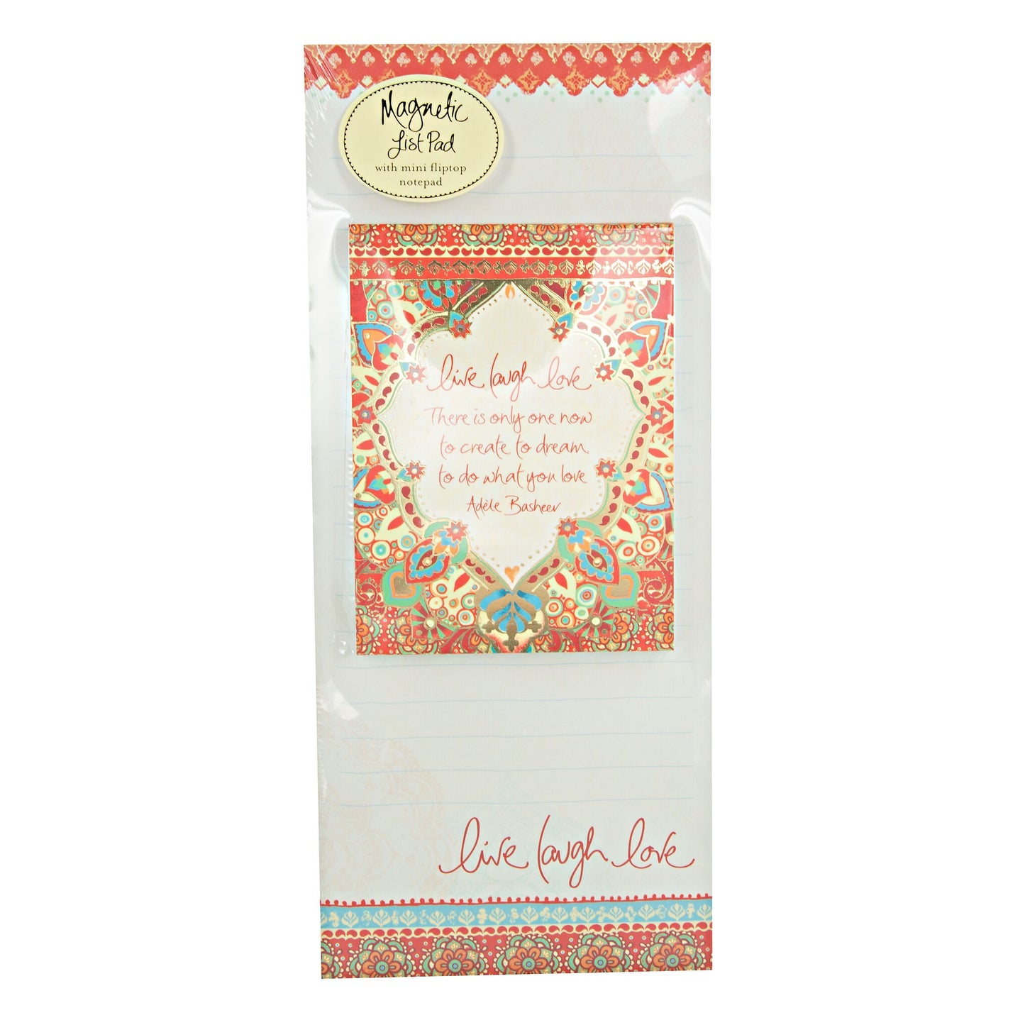 Intrinsic List Pad Set Live Laugh Love