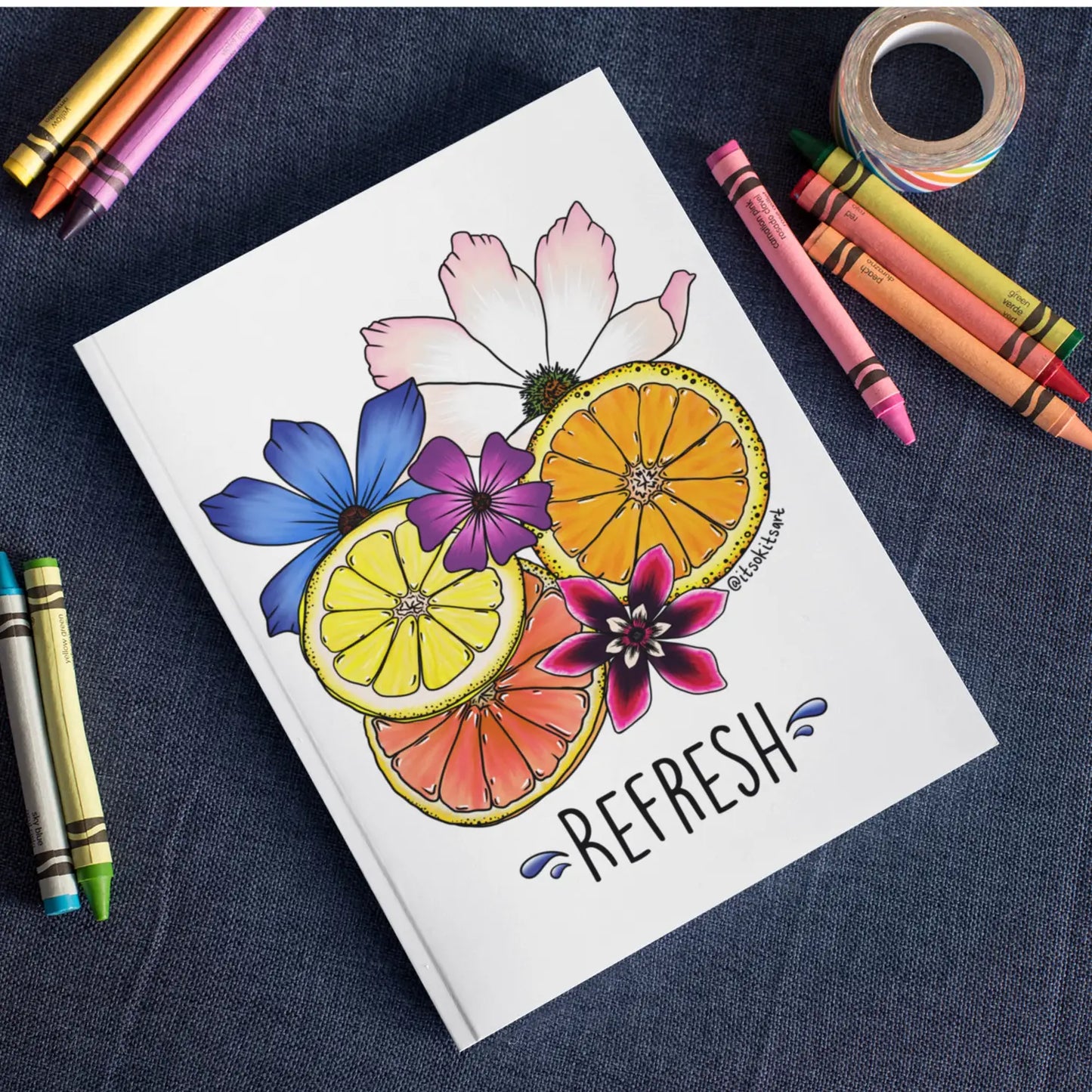 Its Ok Its Art Refresh Journal Notebook