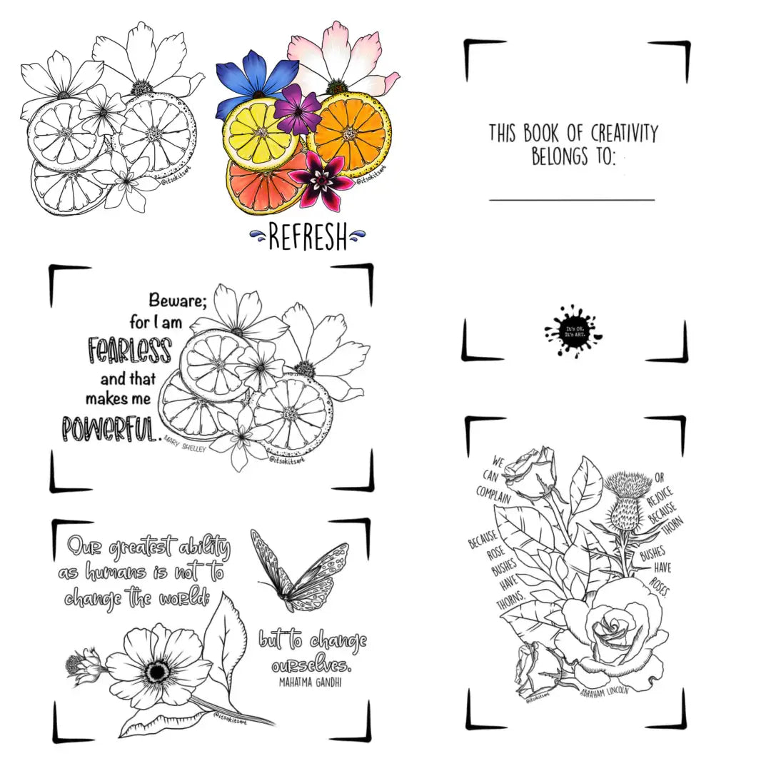 Its Ok Its Art Refresh Journal Notebook