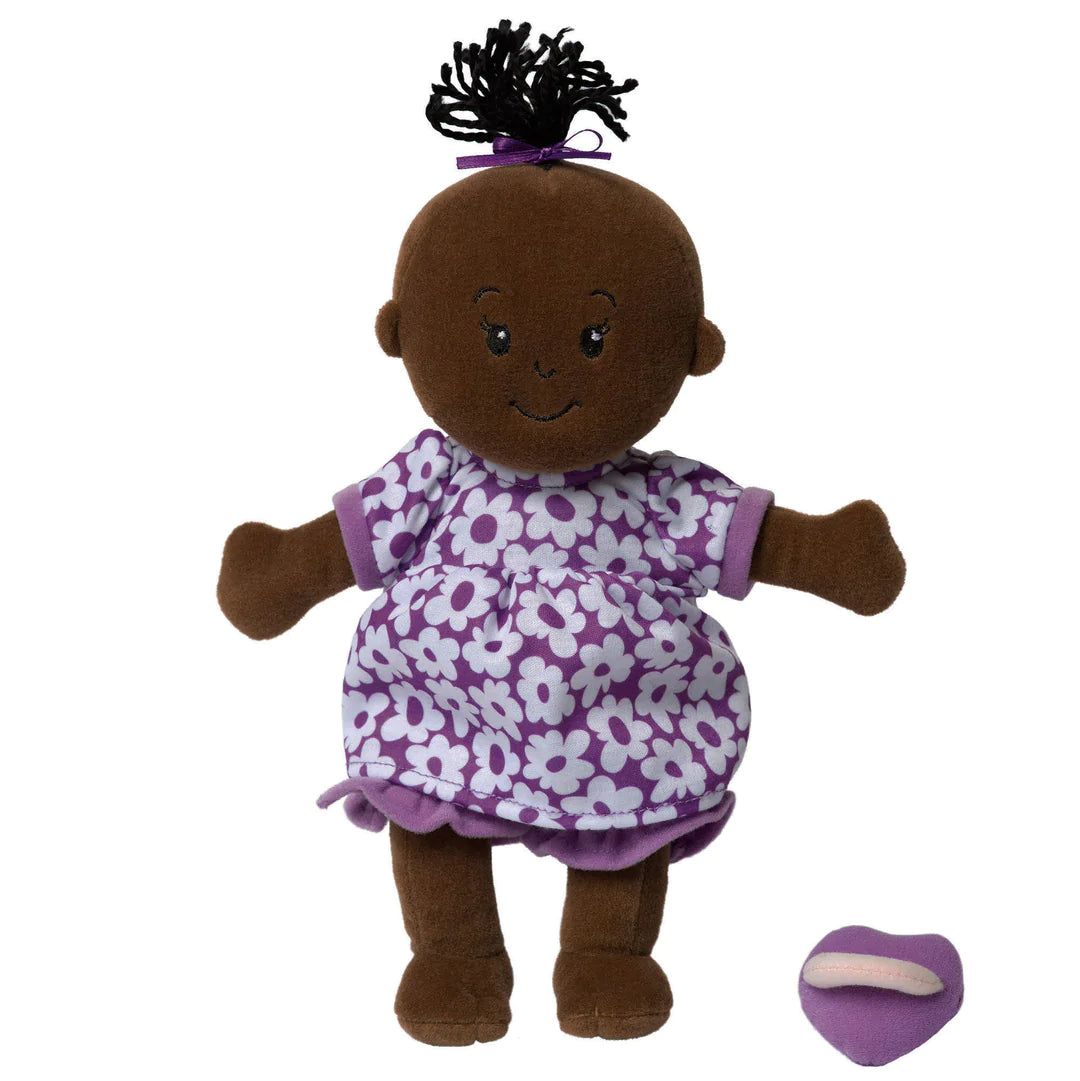 Wee Baby Stella Brown Doll With Black Hair